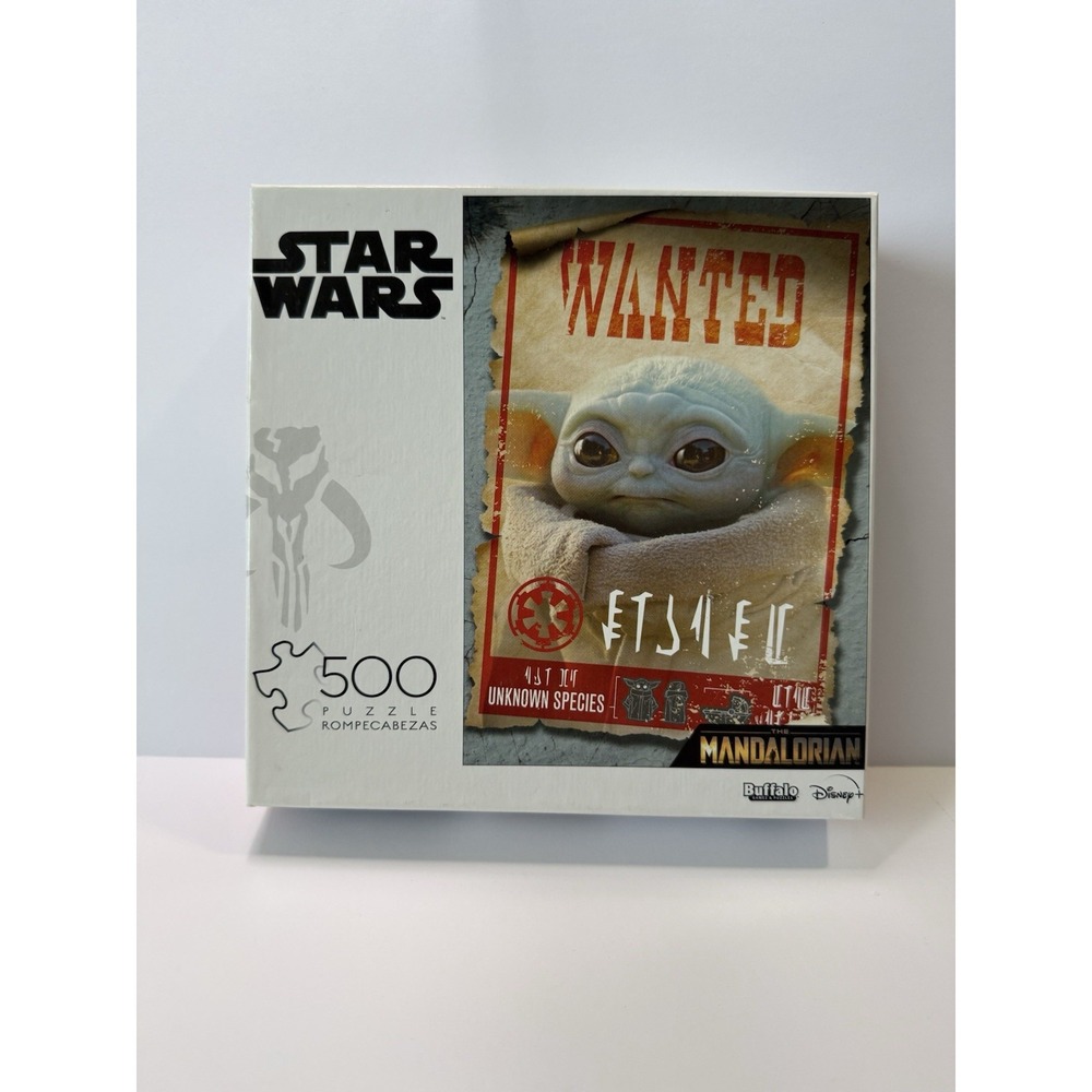 Star Wars Mandalorian Grogu Baby Yoda 500 Piece Puzzle Buffalo Games